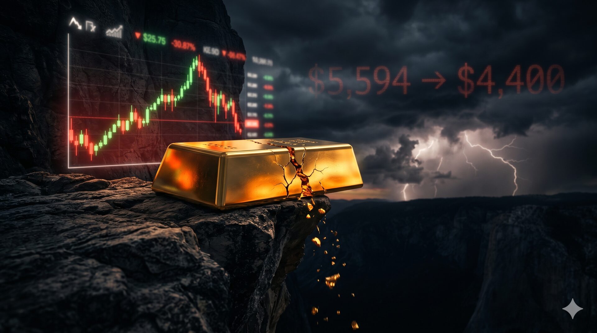 Gold Q1 Whiplash: $5,589 High, $4,503 Low, $4,750 Now — Gold & Bullion