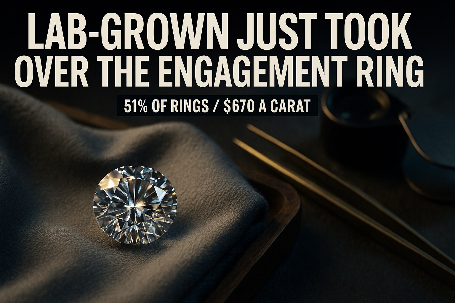 Lab-Grown Crosses 51% of Appraised Engagement Rings as RAPI Finally Turns — Jewelry & Diamonds
