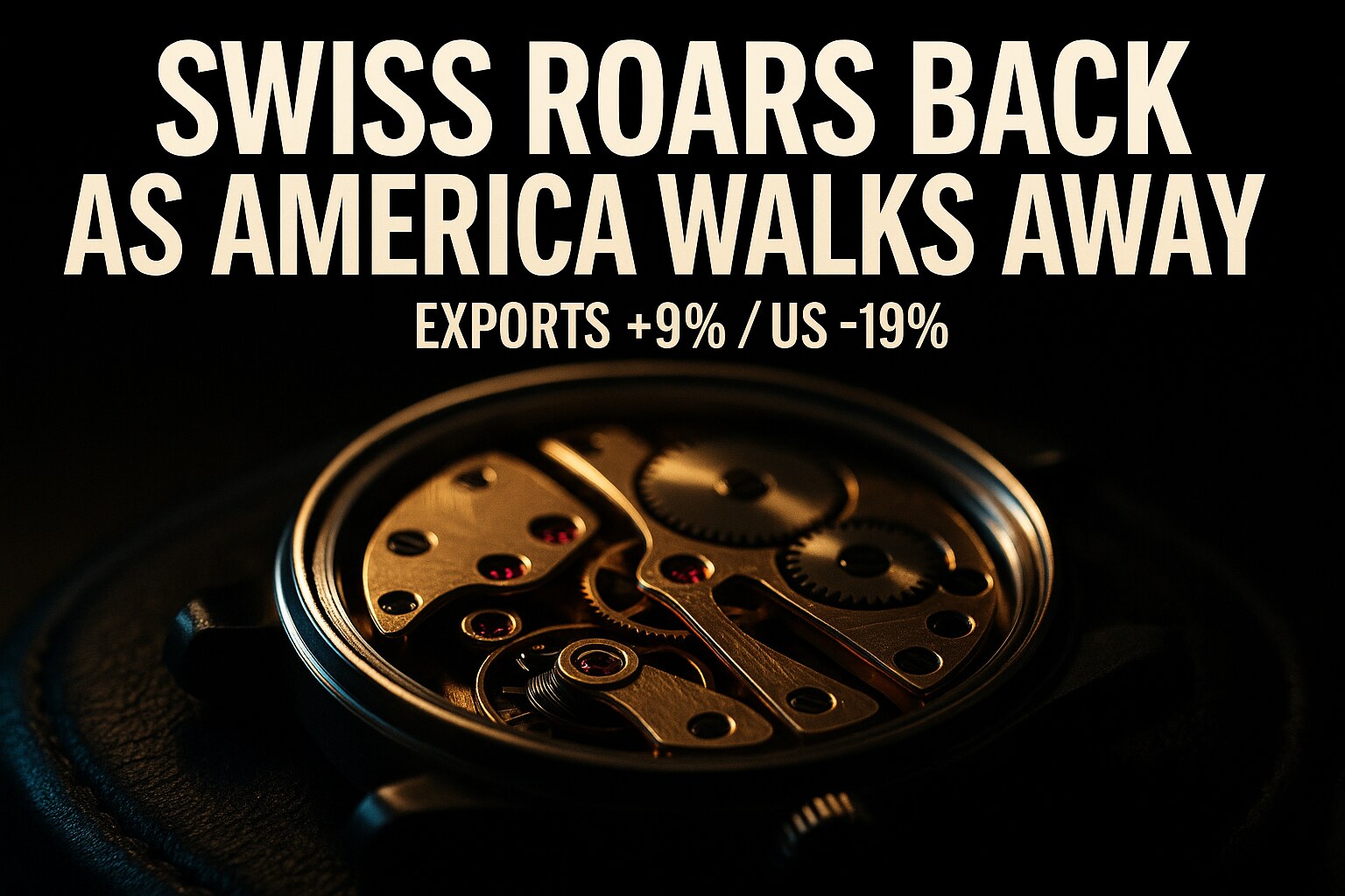 Swiss Exports Hit CHF 1.79B in August, Fourth Month Up as US Falls 19% — Luxury Watches