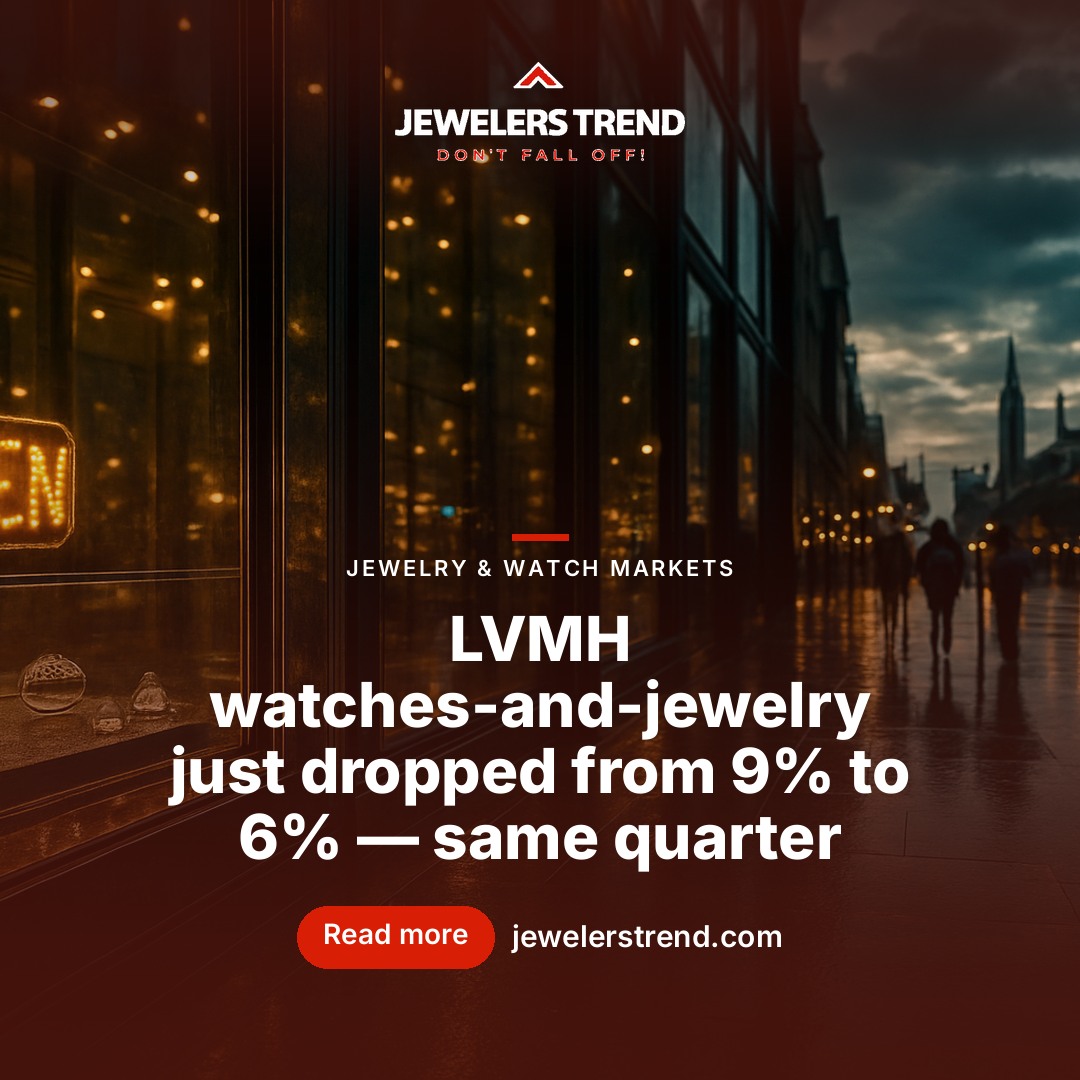 LVMH's Watches-and-Jewelry Growth Slows to 6% as Richemont and Signet Eye De Beers