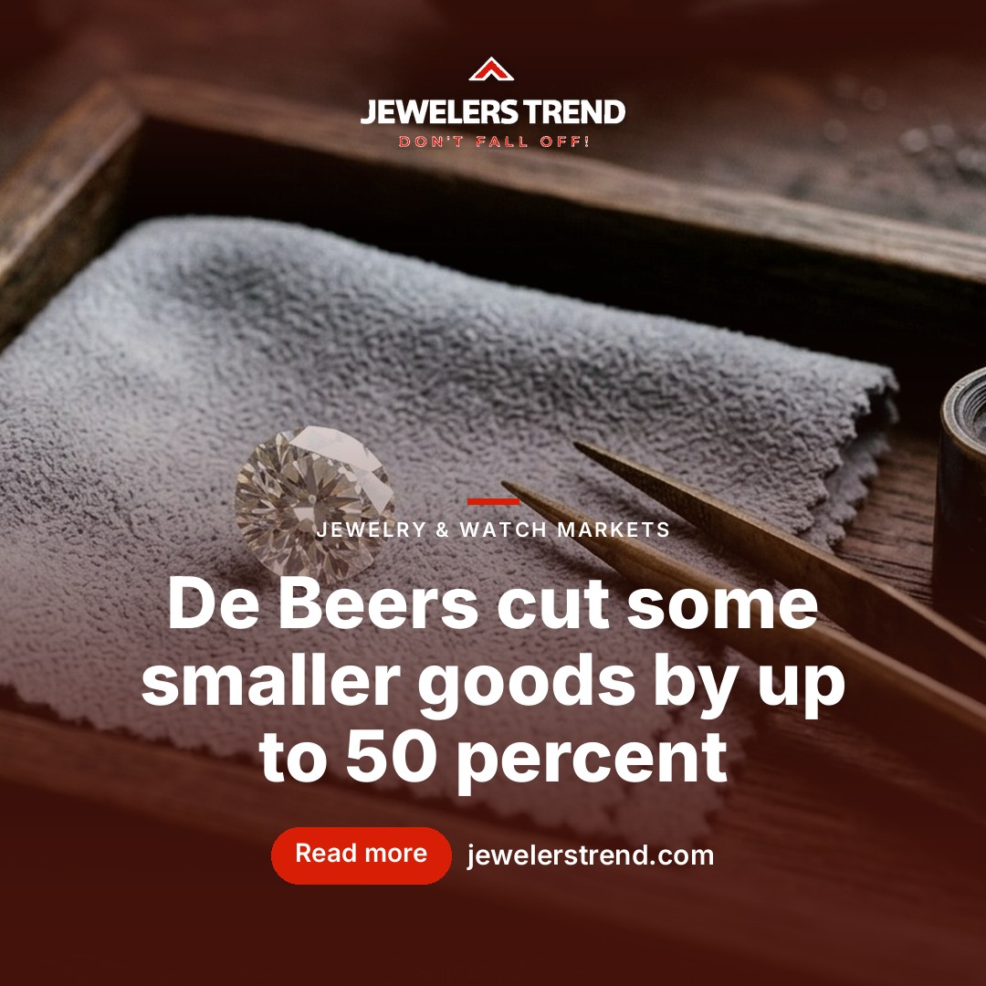De Beers Slashes Prices on Smaller Goods as the Lab-Grown Spread Holds