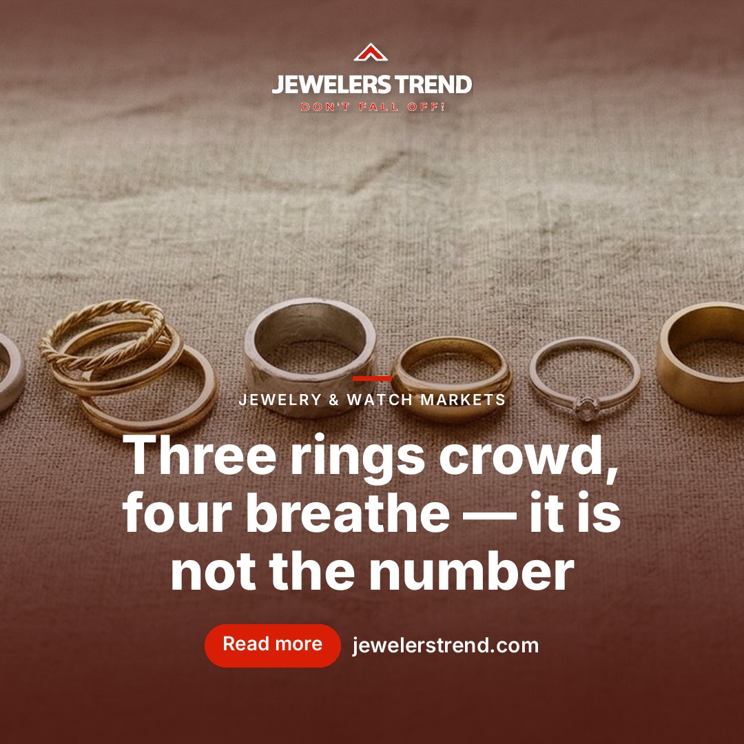 Three rings crowd, four breathe — it is not the number