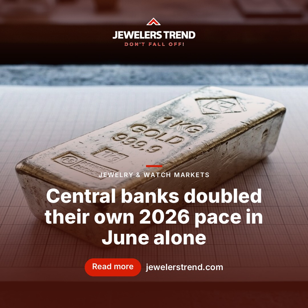 Gold Holds $4,470 as Central Bank Buying Runs at 100 Tonnes a Month in June