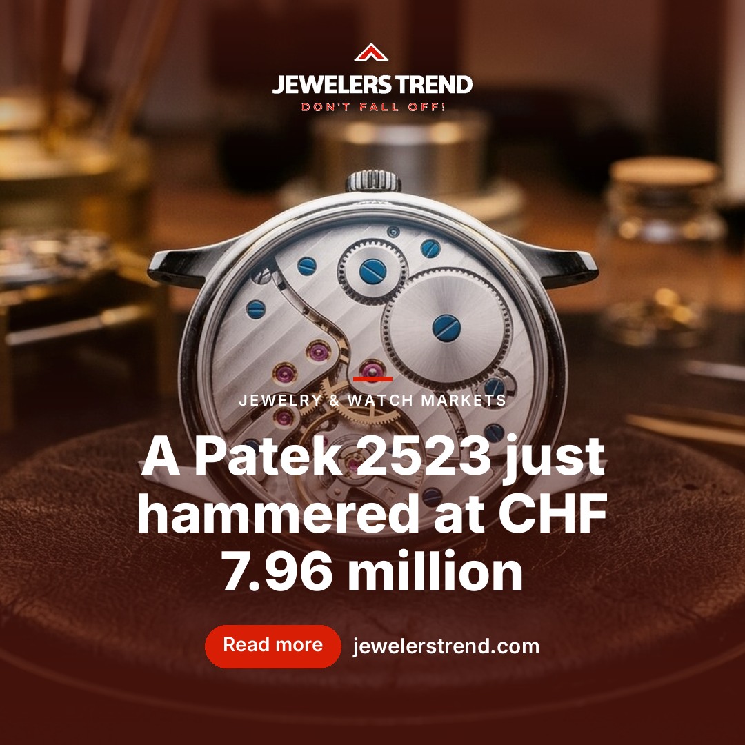 A Patek 2523 just hammered at CHF 7.96 million