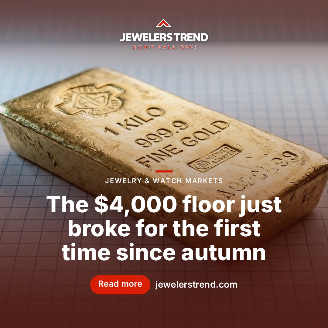 Gold Recovers to $4,090 After First Break Below $4,000 Since Autumn