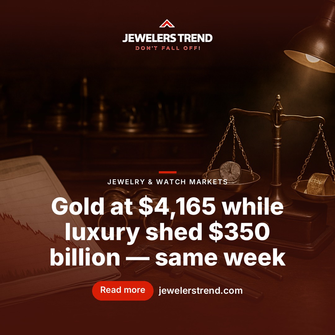 Trade Week Wrap, Oct 16: LVMH Slips as Jewelry Holds and Gold Nears 4,200