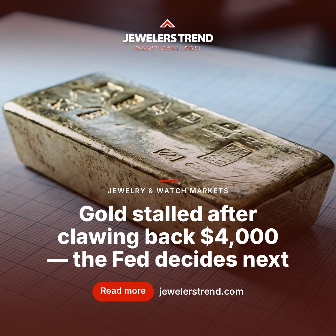 Gold Reclaims $4,000 and Coils Before the July Fed Decision