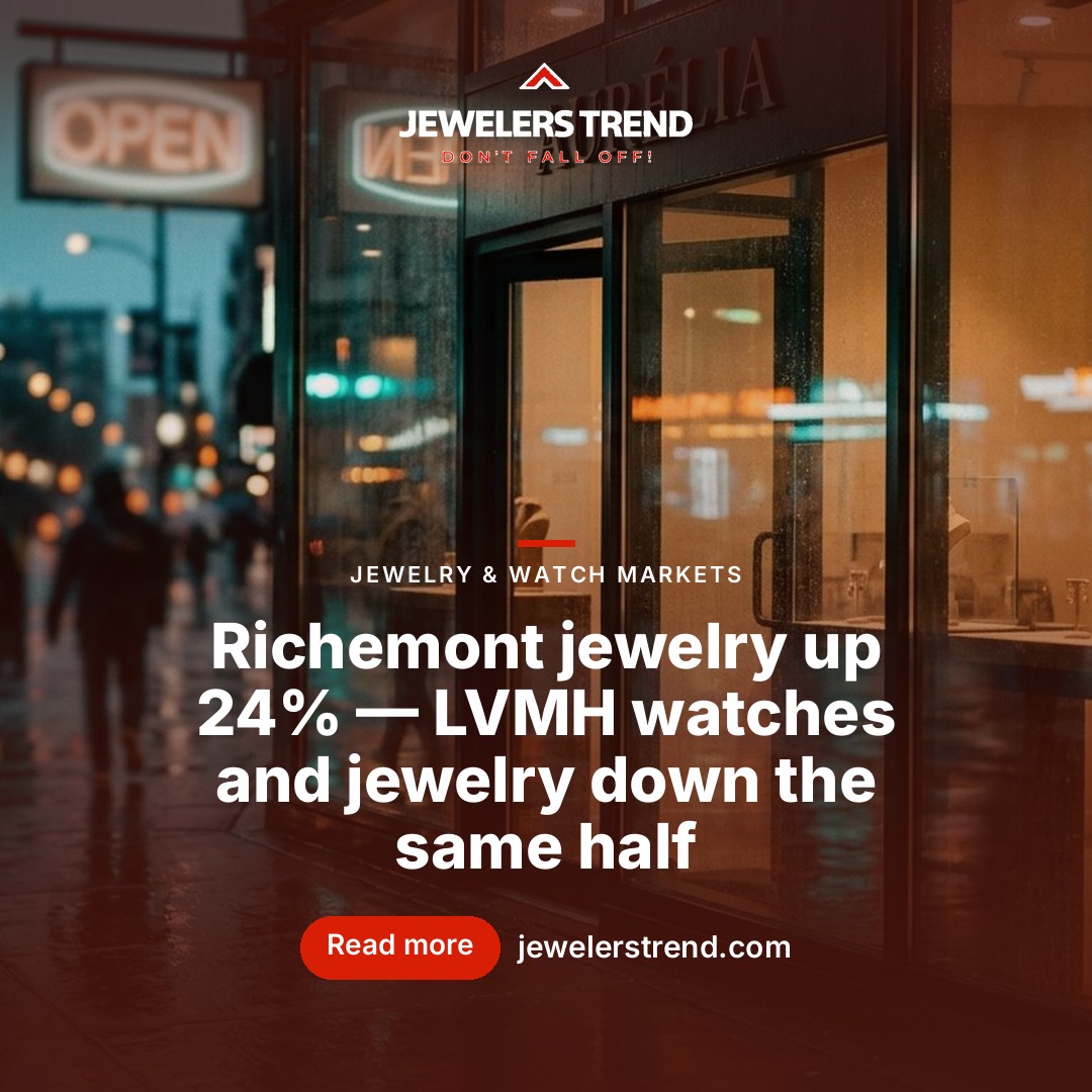 Richemont Jewelry Jumps 24% as LVMH Slips and Signet Keeps Restructuring