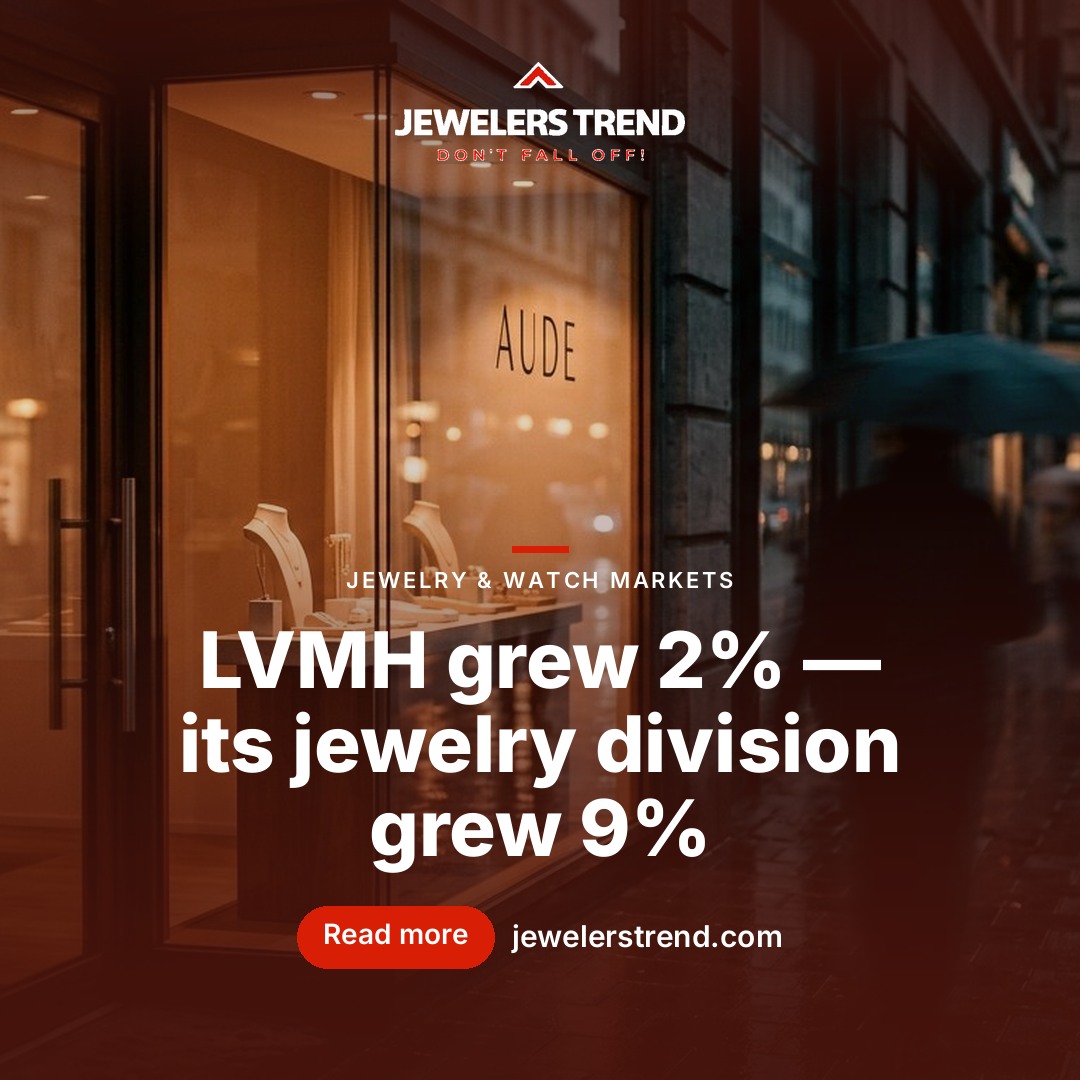 LVMH Jewelry Leads H1 at 9% Organic as Group Revenue Grows Just 2%