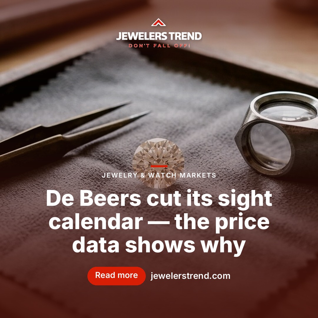De Beers Merges August and October Sights as Natural Diamonds Fall 14.1% YTD